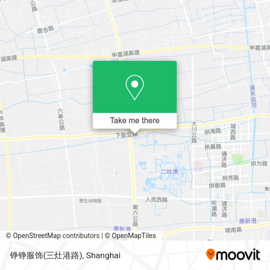 铮铮服饰(三灶港路) map