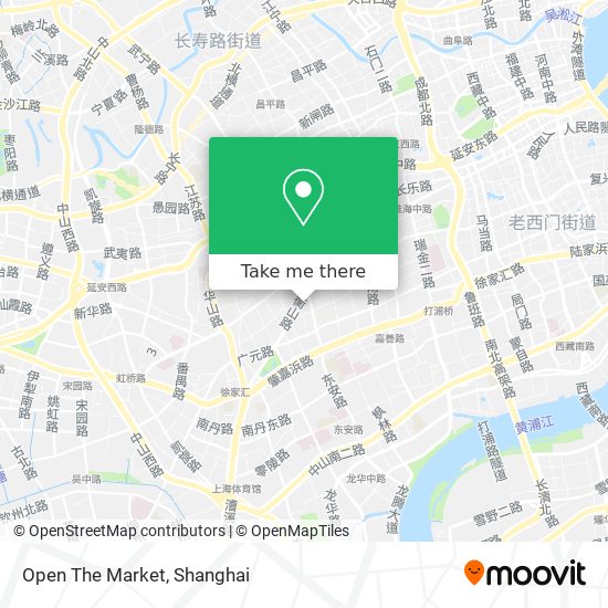 Open The Market map