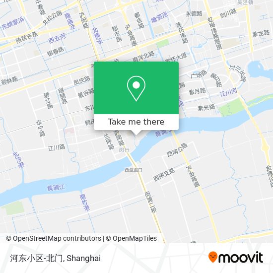 河东小区-北门 map