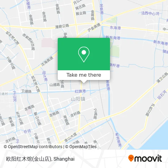 欧阳红木馆(金山店) map