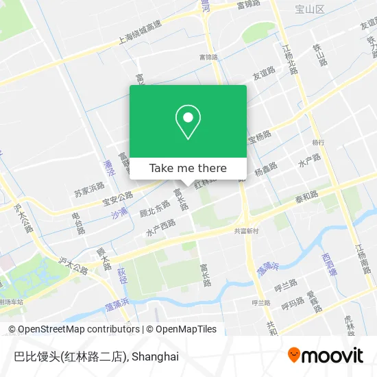巴比馒头(红林路二店) map