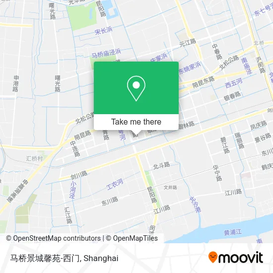 马桥景城馨苑-西门 map