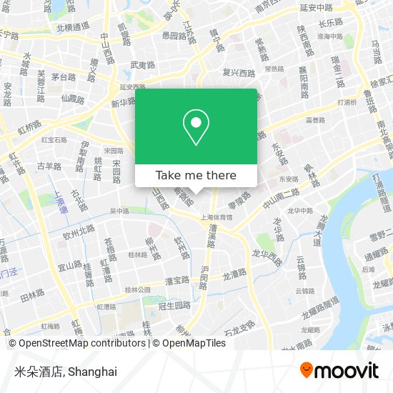 米朵酒店 map