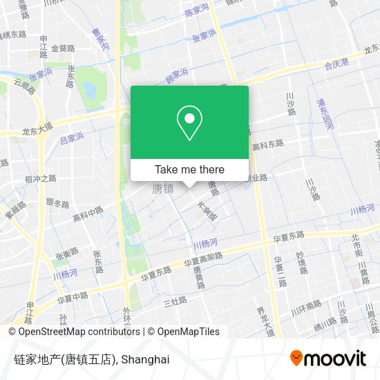 链家地产(唐镇五店) map