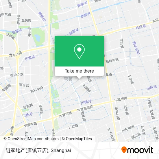 链家地产(唐镇五店) map