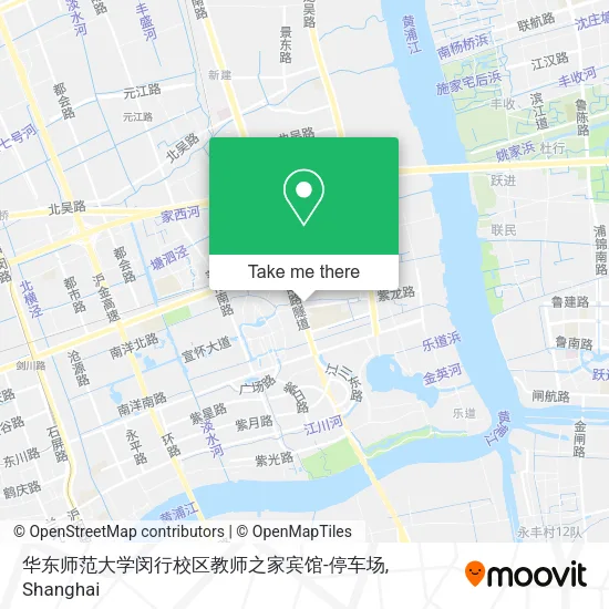 华东师范大学闵行校区教师之家宾馆-停车场 map