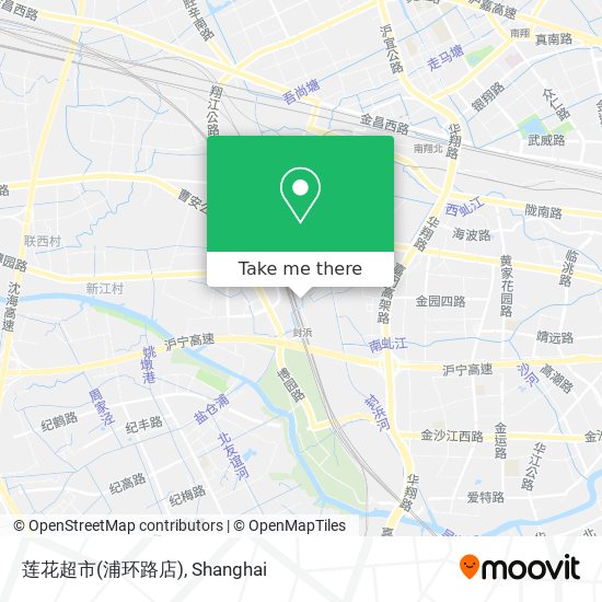 莲花超市(浦环路店) map