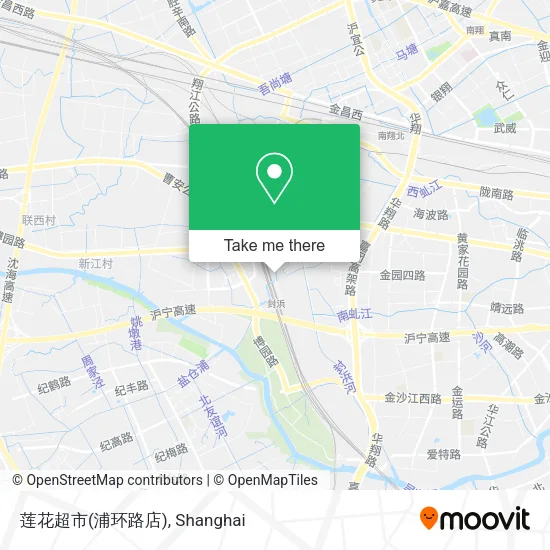 莲花超市(浦环路店) map