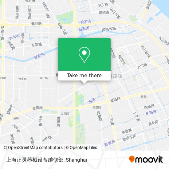 上海正灵器械设备维修部 map