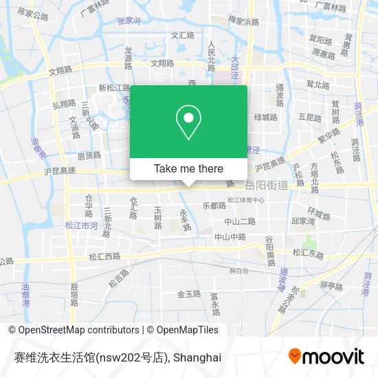 赛维洗衣生活馆(nsw202号店) map