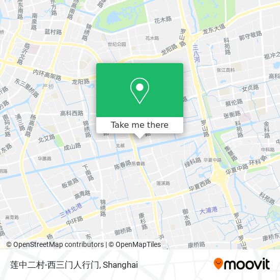 莲中二村-西三门人行门 map