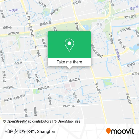 延峰安道拓公司 map