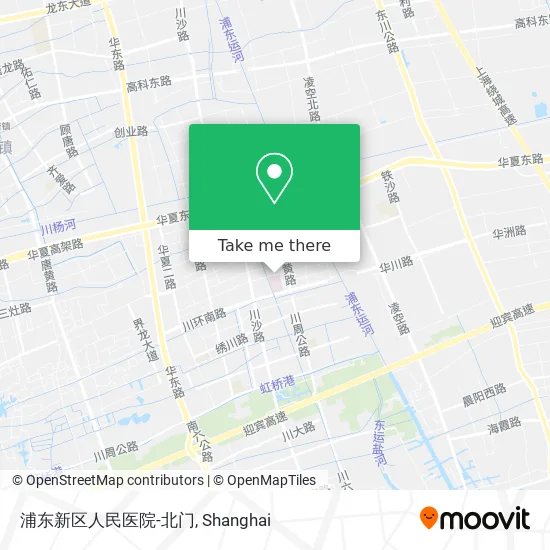 浦东新区人民医院-北门 map