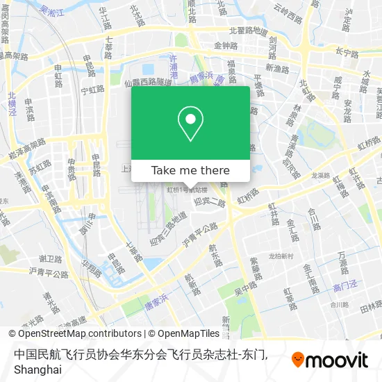 中国民航飞行员协会华东分会飞行员杂志社-东门 map