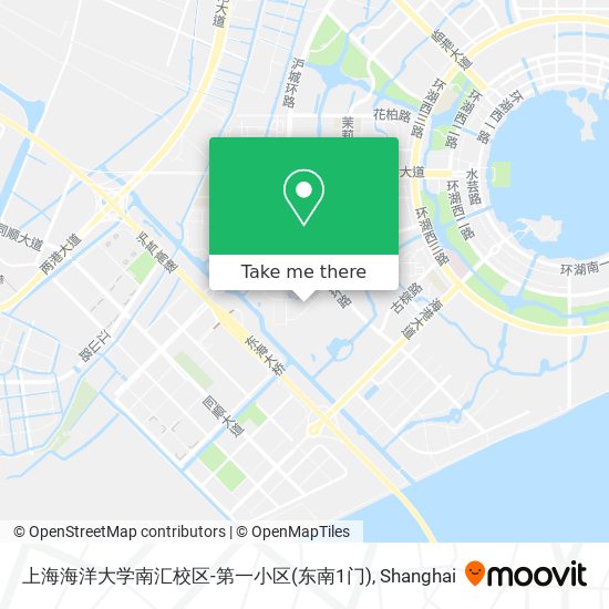 上海海洋大学南汇校区-第一小区(东南1门) map