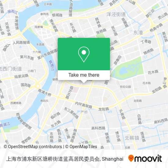 上海市浦东新区塘桥街道蓝高居民委员会 map