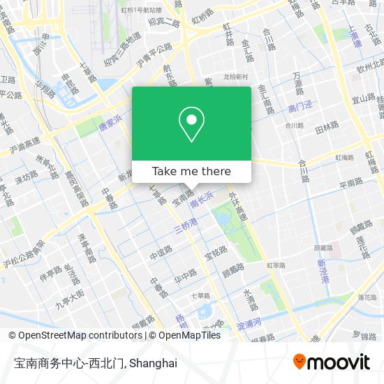 宝南商务中心-西北门 map