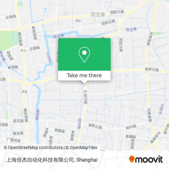 上海倍杰自动化科技有限公司 map