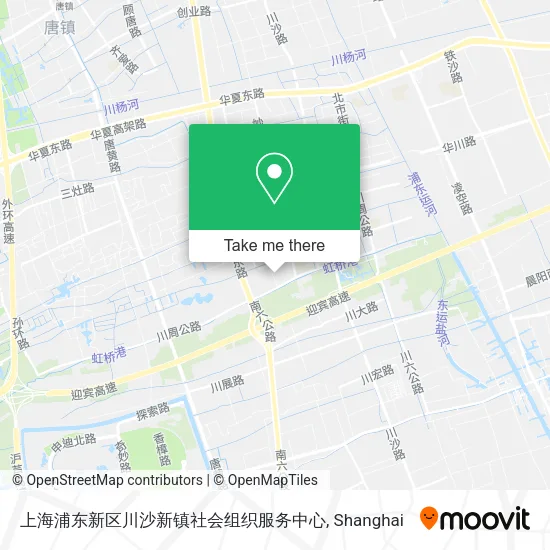 上海浦东新区川沙新镇社会组织服务中心 map