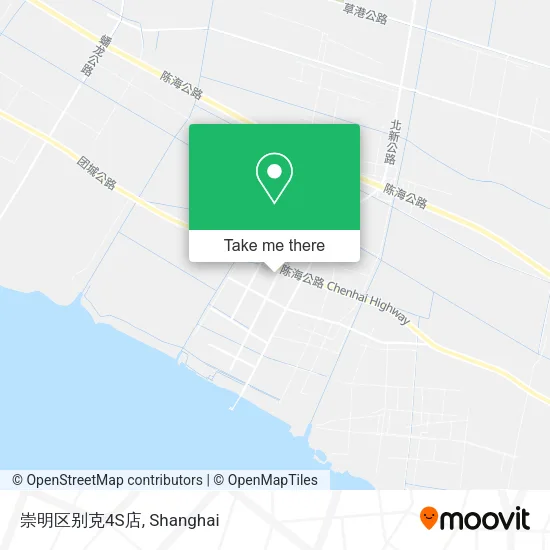 崇明区别克4S店 map