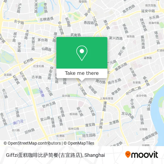 Giffzi蛋糕咖啡比萨简餐(古宜路店) map