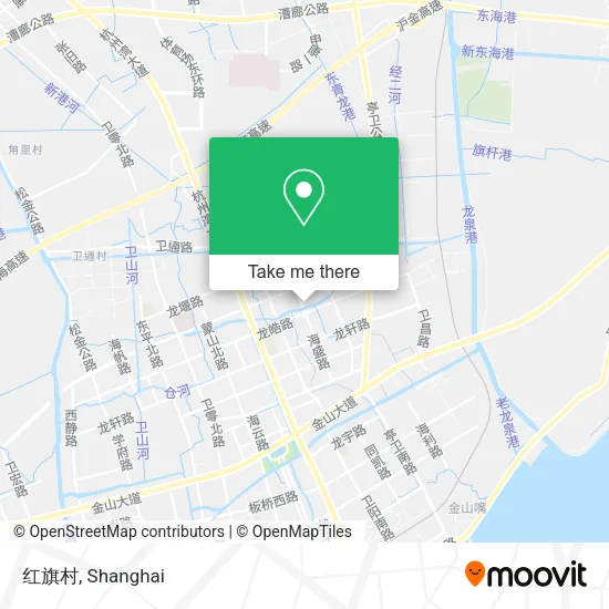 红旗村 map