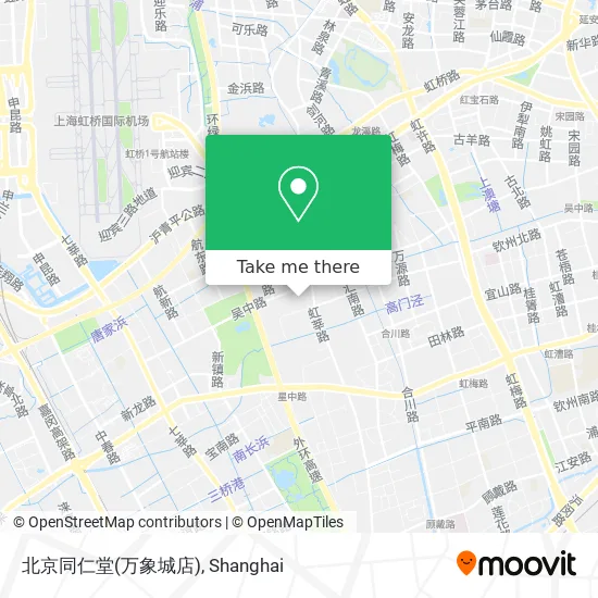 北京同仁堂(万象城店) map