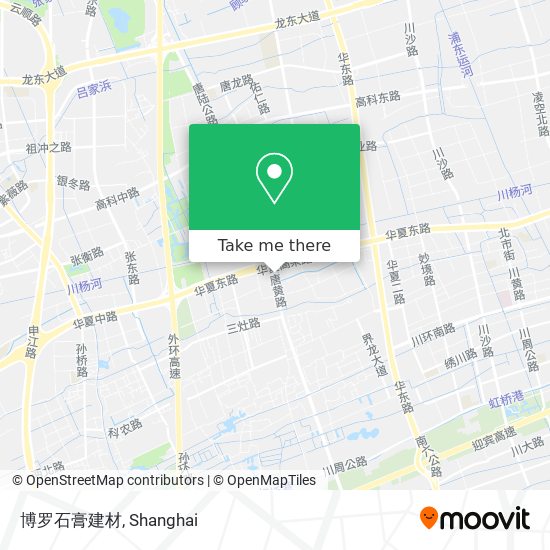 博罗石膏建材 map