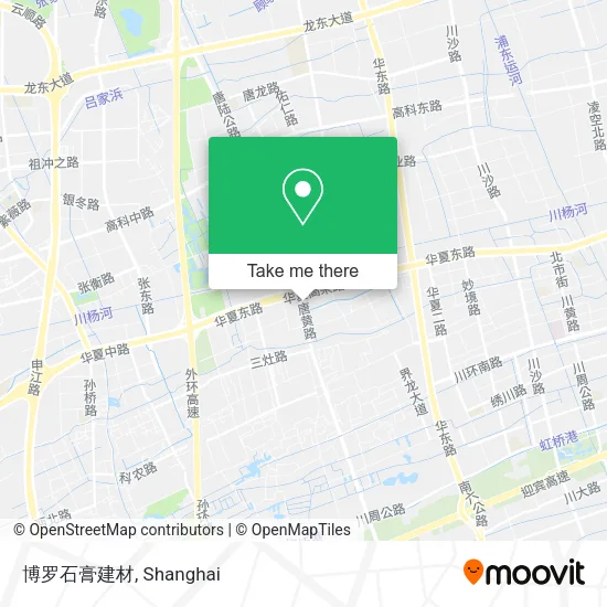 博罗石膏建材 map