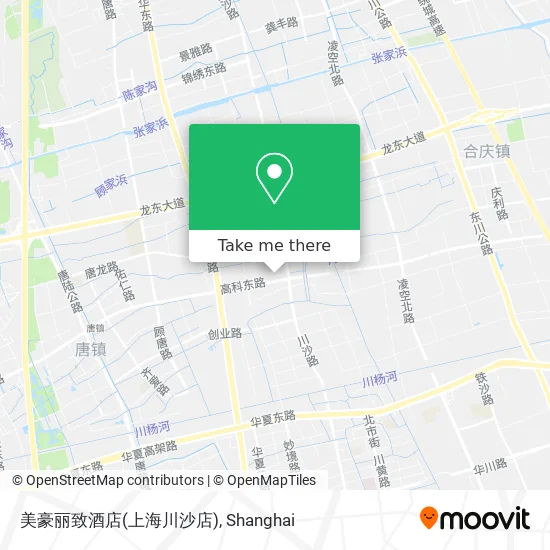 美豪丽致酒店(上海川沙店) map