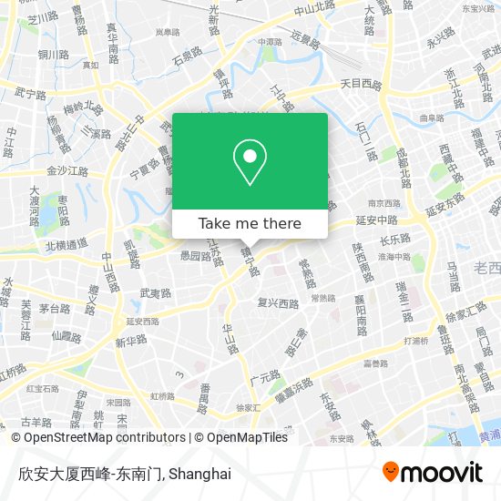 欣安大厦西峰-东南门 map