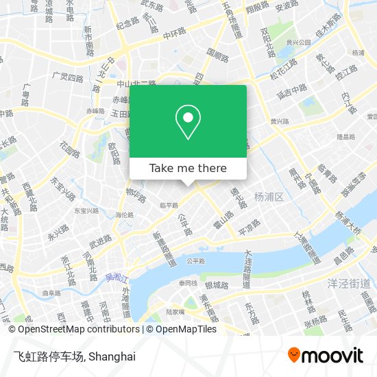 飞虹路停车场 map