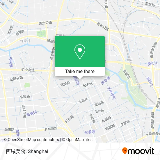 西域美食 map