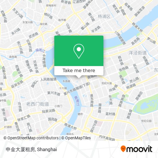 申金大厦租房 map