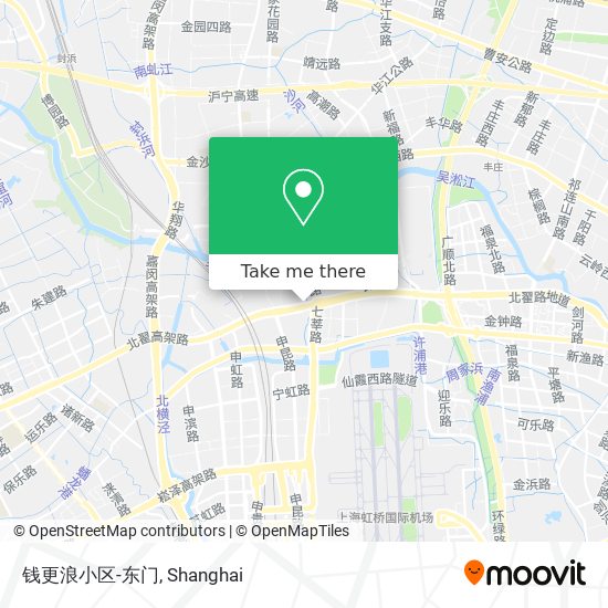 钱更浪小区-东门 map