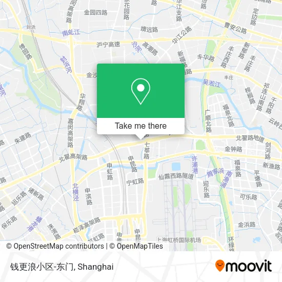 钱更浪小区-东门 map