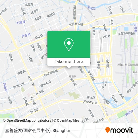 嘉善盛友(国家会展中心) map