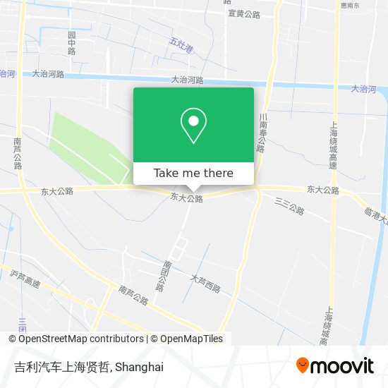 吉利汽车上海贤哲 map