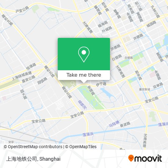 上海地铁公司 map