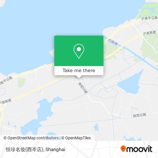 恒珍名妆(西岑店) map