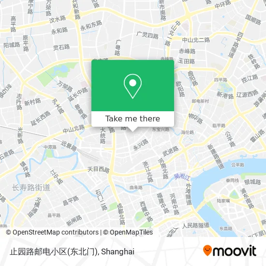 止园路邮电小区(东北门) map