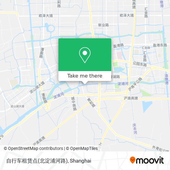 自行车租赁点(北淀浦河路) map