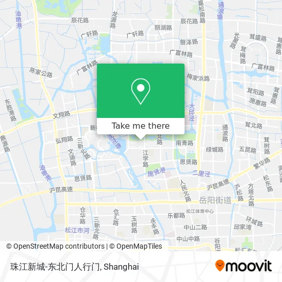 珠江新城-东北门人行门 map