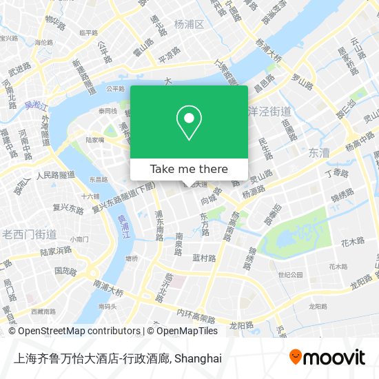上海齐鲁万怡大酒店-行政酒廊 map