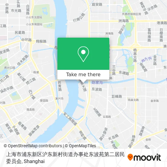 上海市浦东新区沪东新村街道办事处东波苑第二居民委员会 map