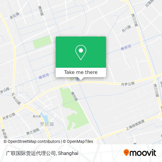 广联国际货运代理公司 map