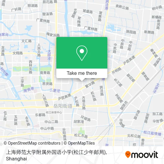 上海师范大学附属外国语小学(松江少年邮局) map