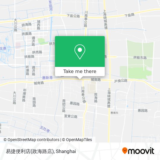 易捷便利店(政海路店) map