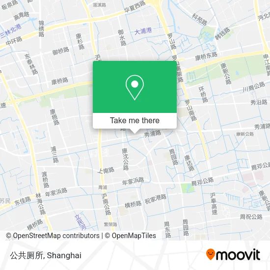 公共厕所 map