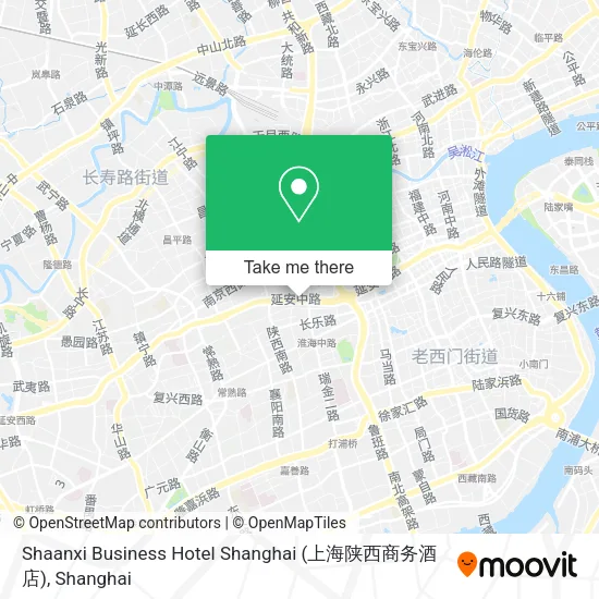 Shaanxi Business Hotel Shanghai (上海陕西商务酒店) map